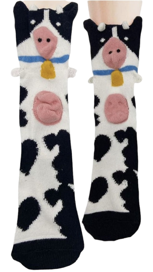 Cow 3D Women's Socks
