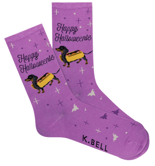 Happy Halloweenie Women's Crew Socks