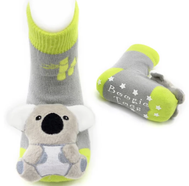 Koala Baby Rattle Socks