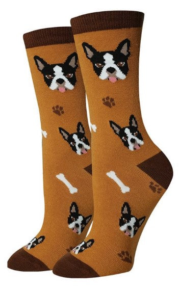 Boston Terrier Unisex Crew Socks