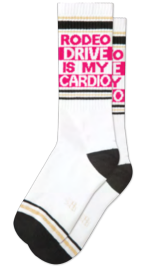 Rodeo Drive is my Cardio Unisex Gym Socks
