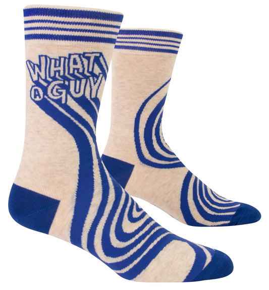 What a Guy Men's Crew Socks