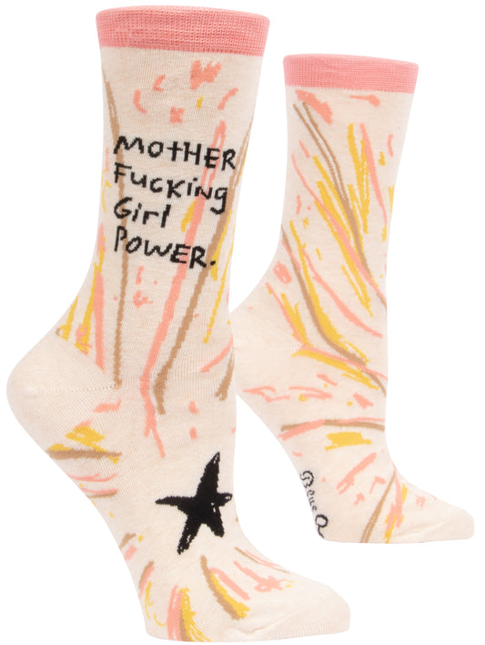 Mother F**cking Girl Power Women's Crew Socks