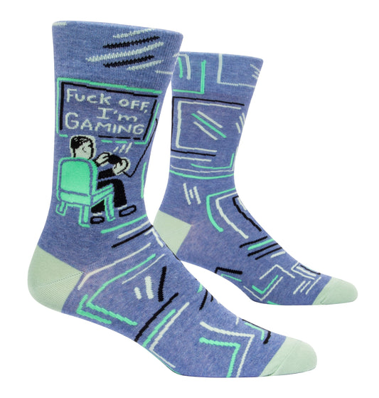 F**ck Off, I'm Gaming Men's Crew Socks