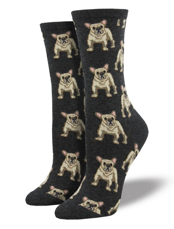 Frenchie Women's Crew Socks