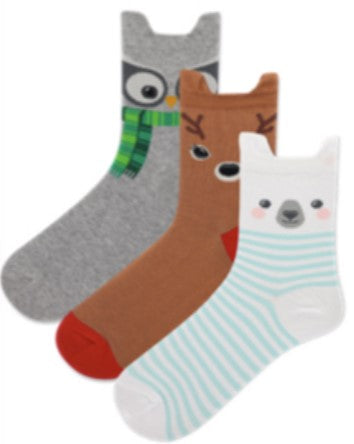 Polar Bear 3pck Anklet Socks