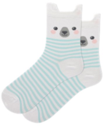 Polar Bear Anklet Socks